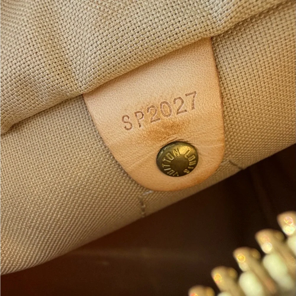 Louis Vuitton Speedy 25 Damier Azur Satchel Lock & Key - Picture 16 of 16